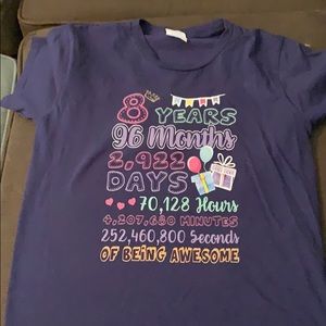 8 year old birthday T-shirt